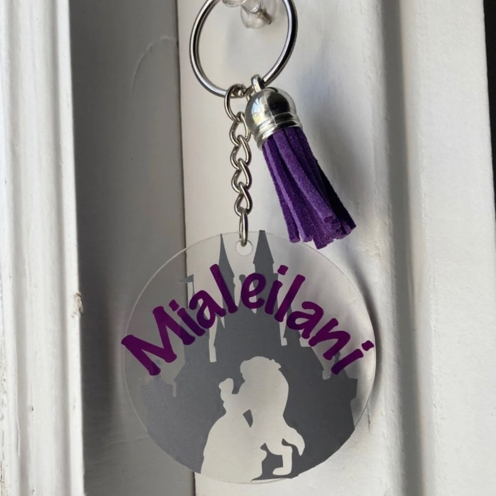 Beauty and the Beast Keychain